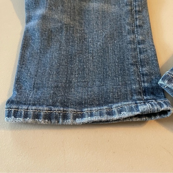 Miss Me Cuff Capris with silver rhinestones and lots of bling size 26 distressed - Picture 10 of 15